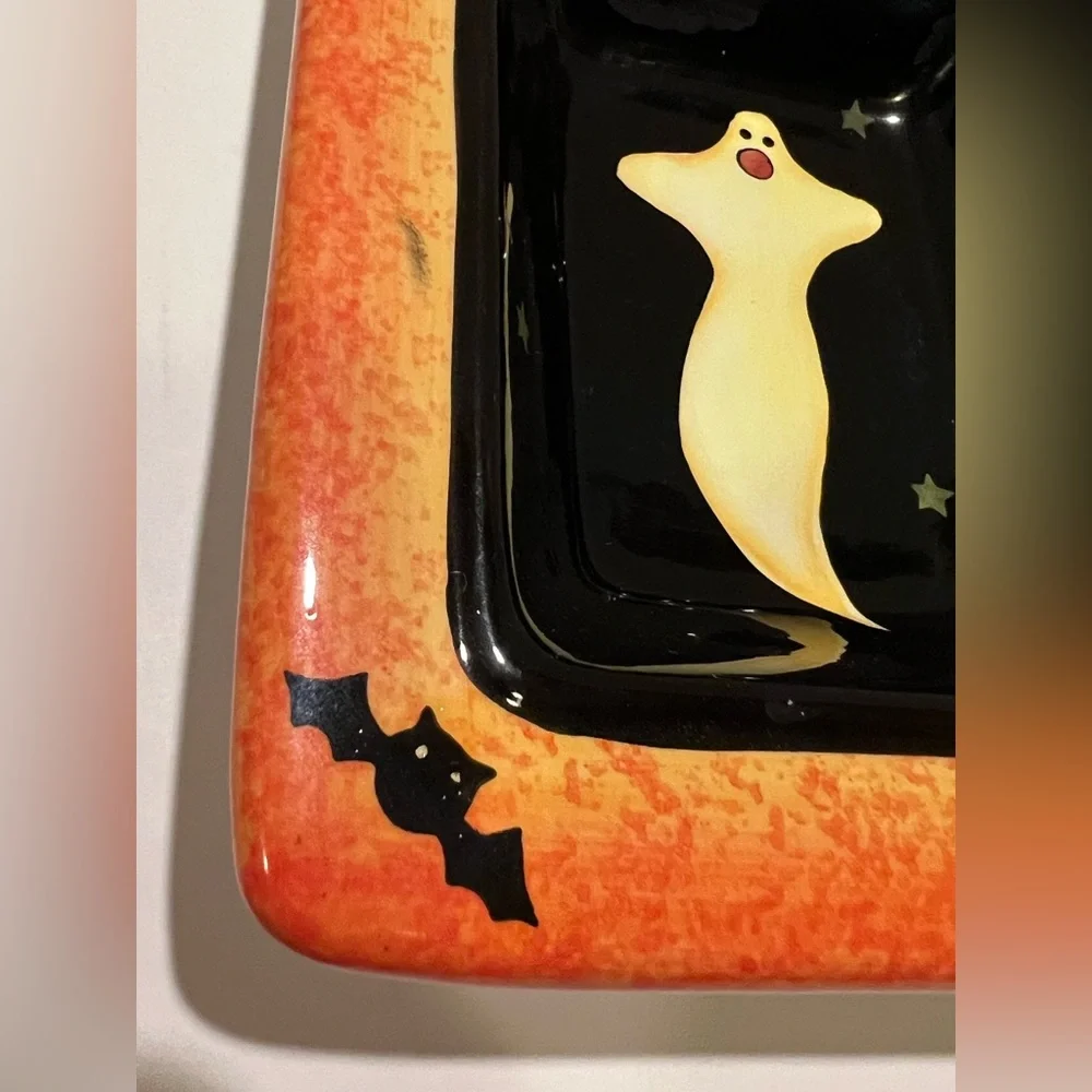 NWOT VINTAGE TARGET CERAMIC HALLOWEEN SERVING PLATTER.